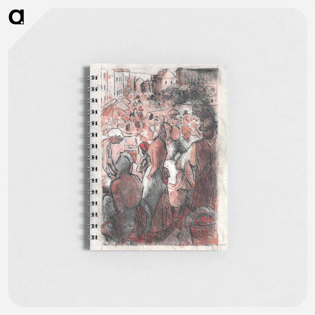 The Market at Gisors - カミーユ ピサロ Memo.