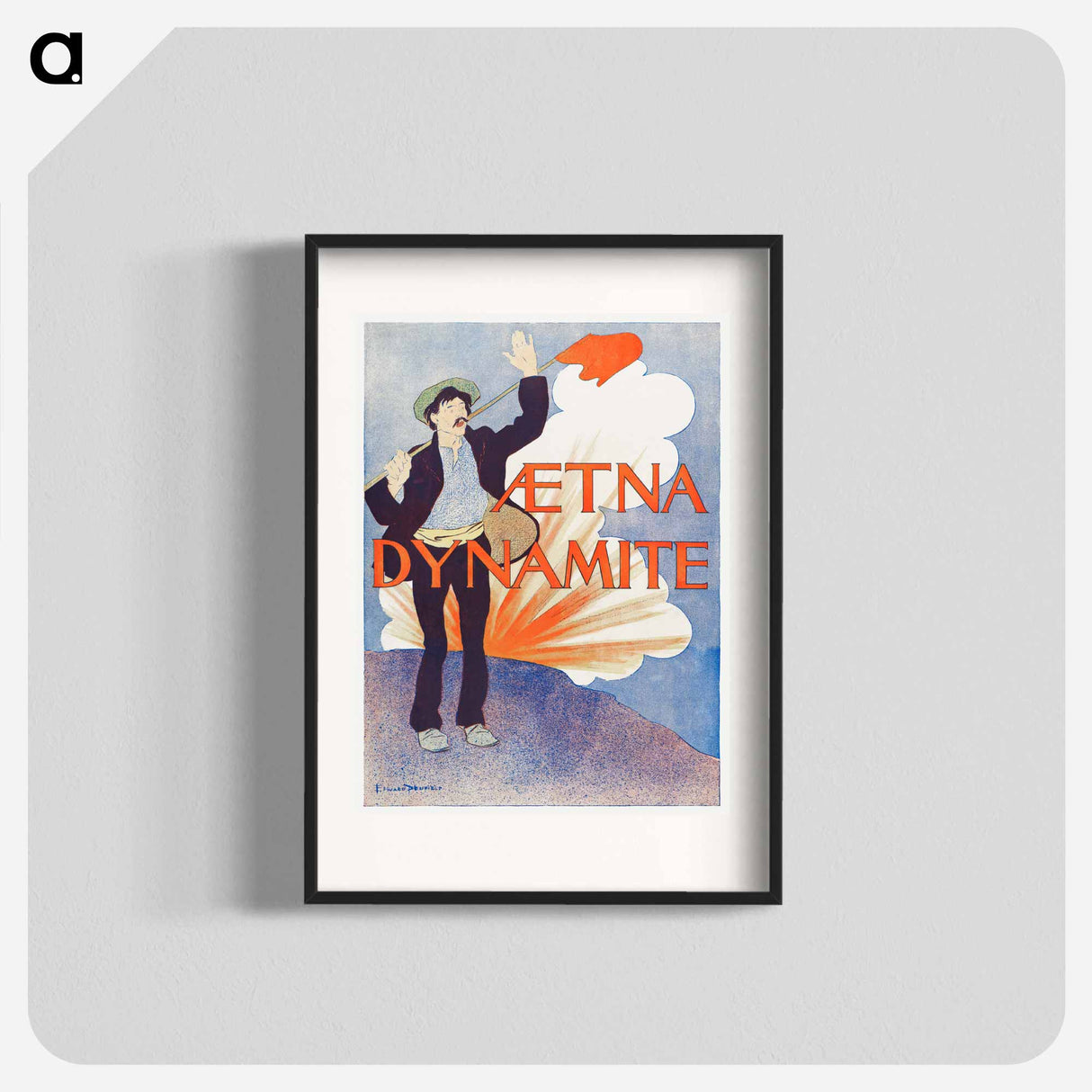 Aetna Dynamite - Edward Penfield Poster.