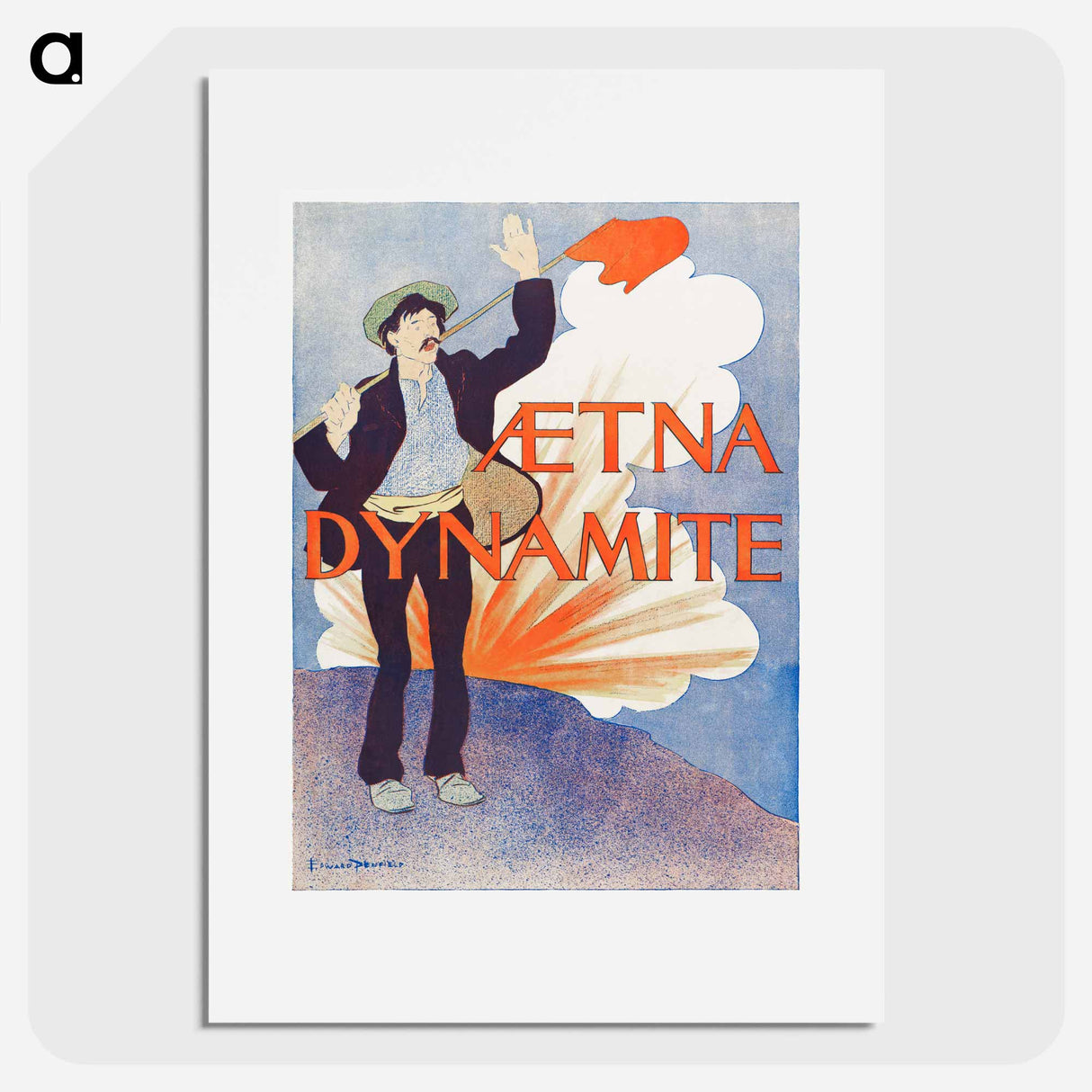 Aetna Dynamite - Edward Penfield Poster.