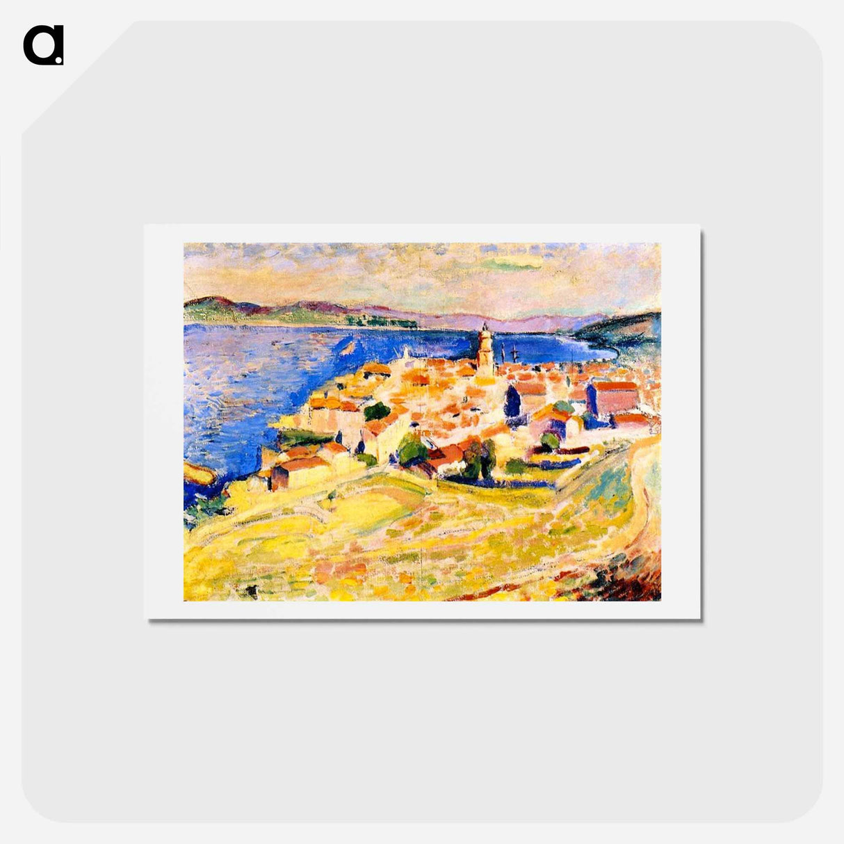 アートポストカード-View of Saint Tropez - アンリ マティス Postcard.