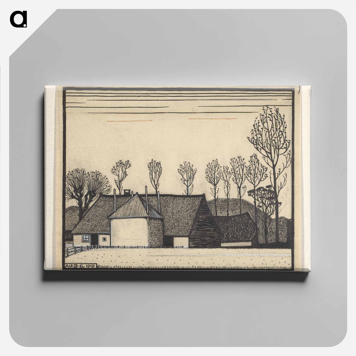 Boerderij - Julie de Graag Canvas.