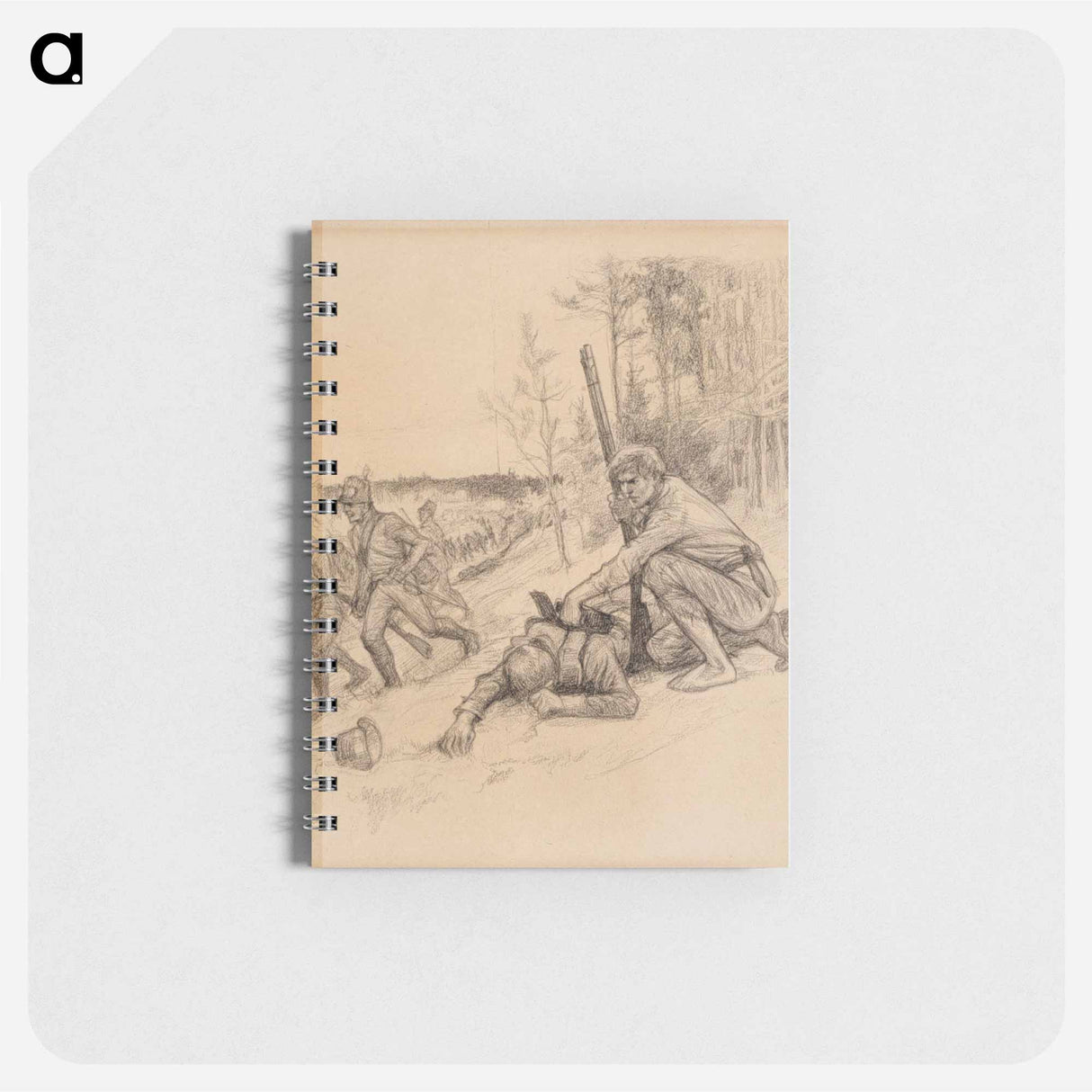 Taking the gun of a fallen soldier - アルバート エーデルフェルト Memo.