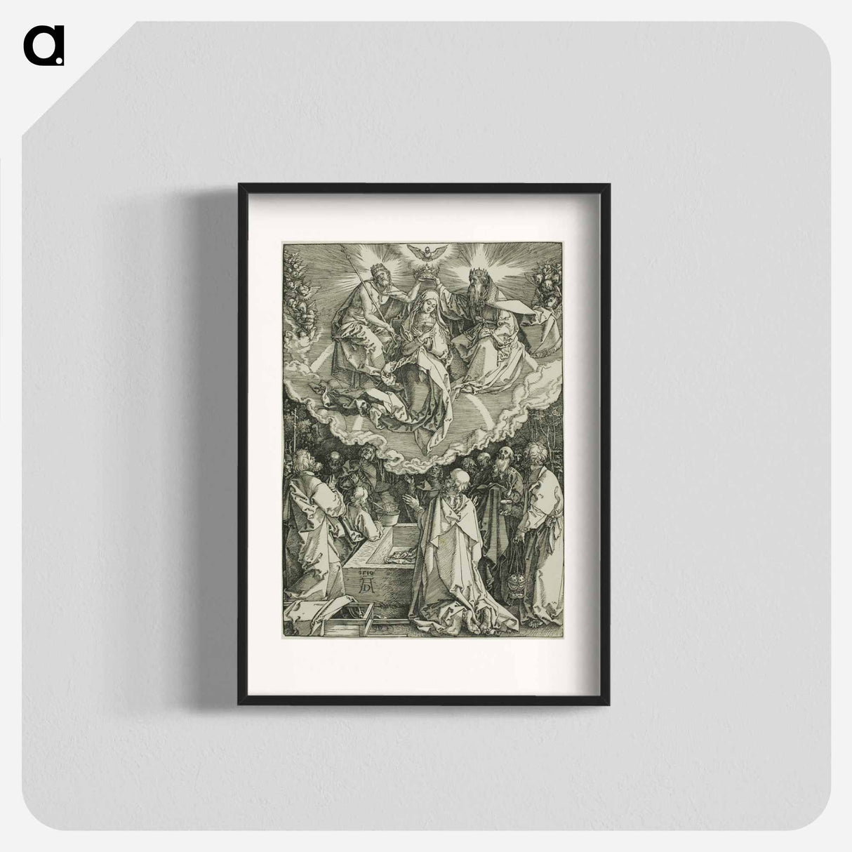 アートポスター-Assumption and Coronation of the Virgin - アルブレヒト デューラー Poster.