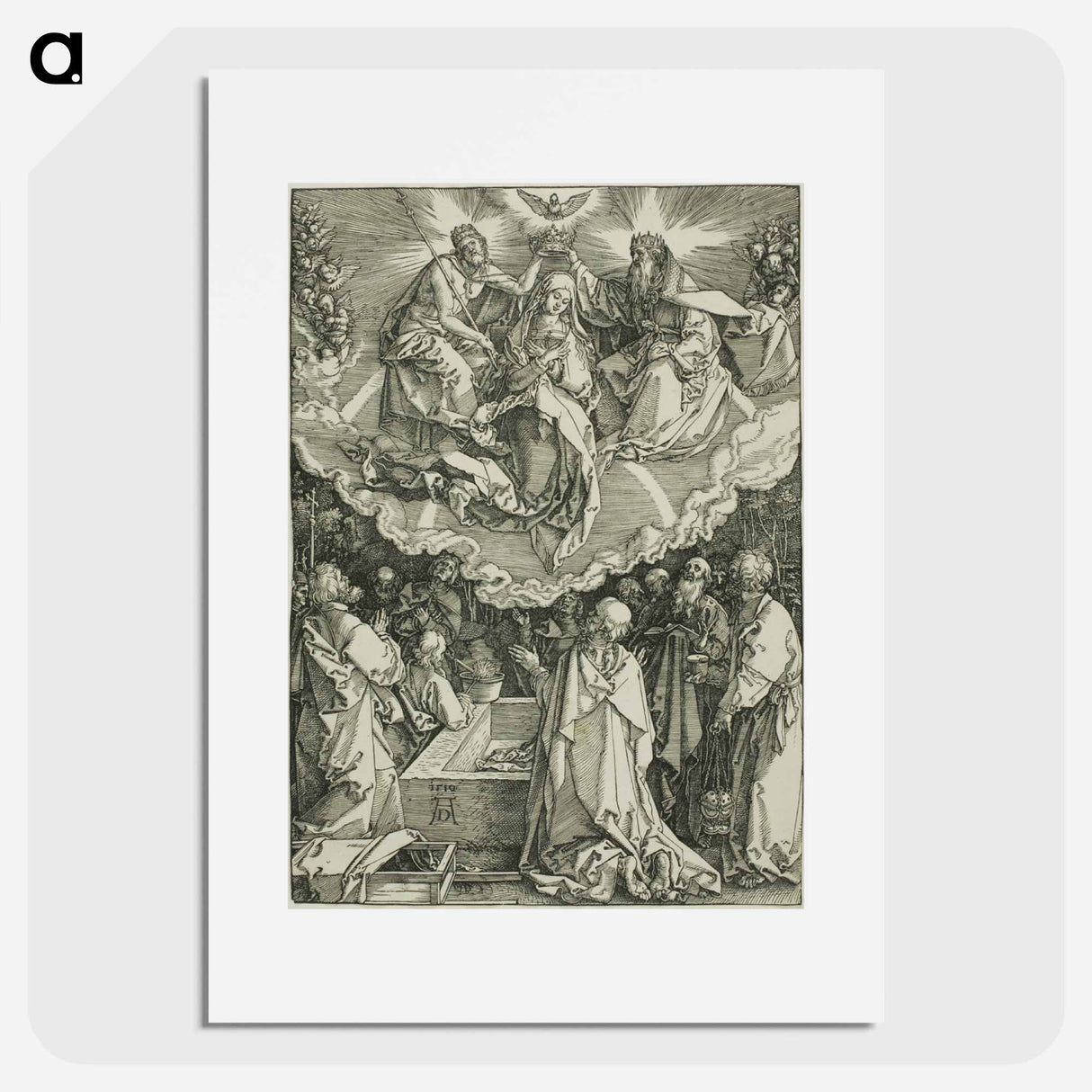 アートポスター-Assumption and Coronation of the Virgin - アルブレヒト デューラー Poster.