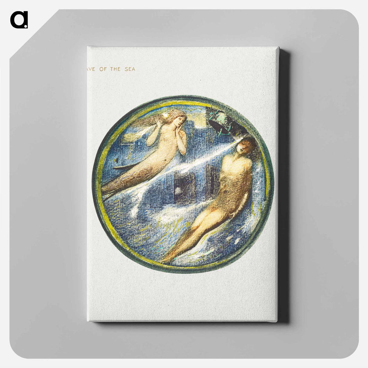 Grave of the Sea - エドワード バーン ジョーンズ Canvas.