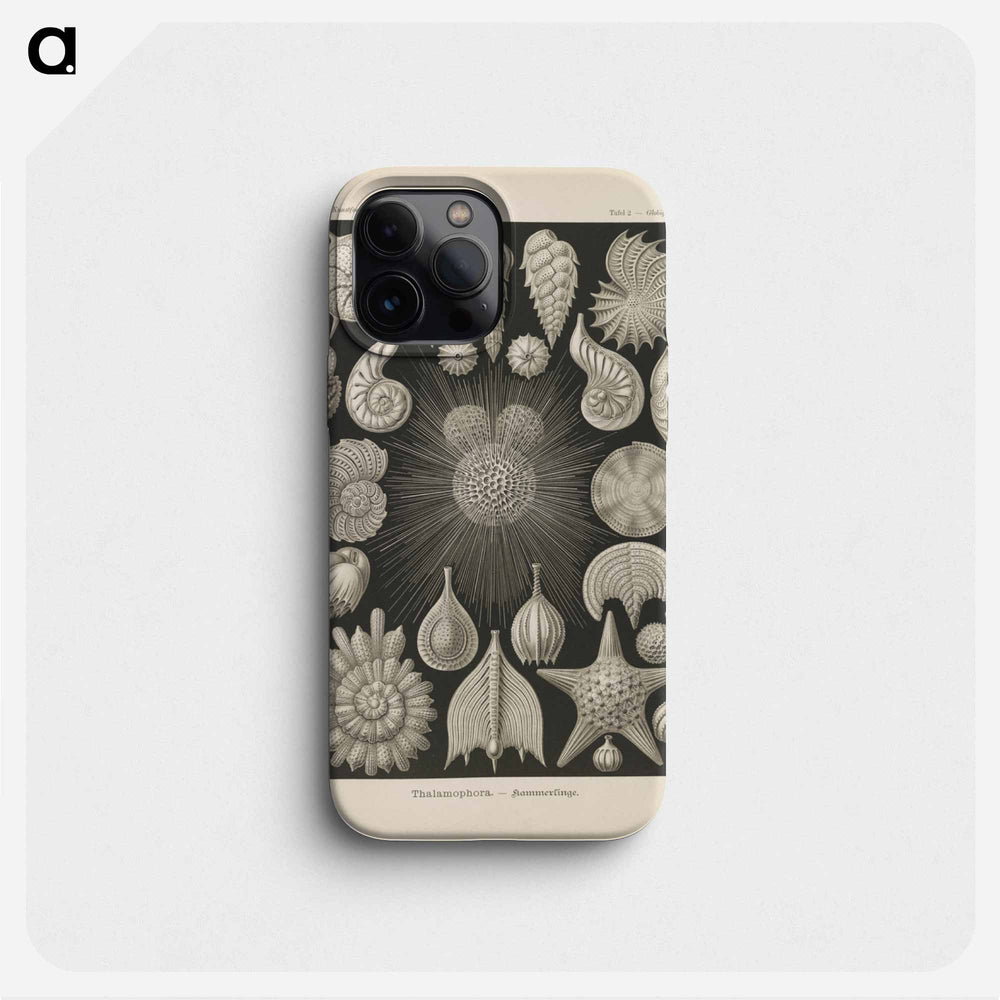 Marine life illustration - エルンスト ヘッケル Phone Case.