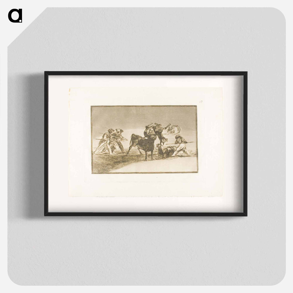 The Art of Bullfighting - フランシスコ デ ゴヤ Poster.