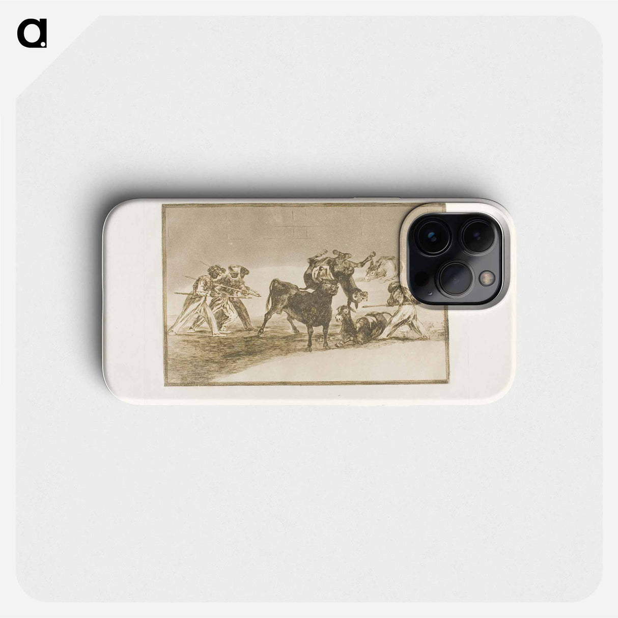 The Art of Bullfighting - Francisco de Goya Phone Case.