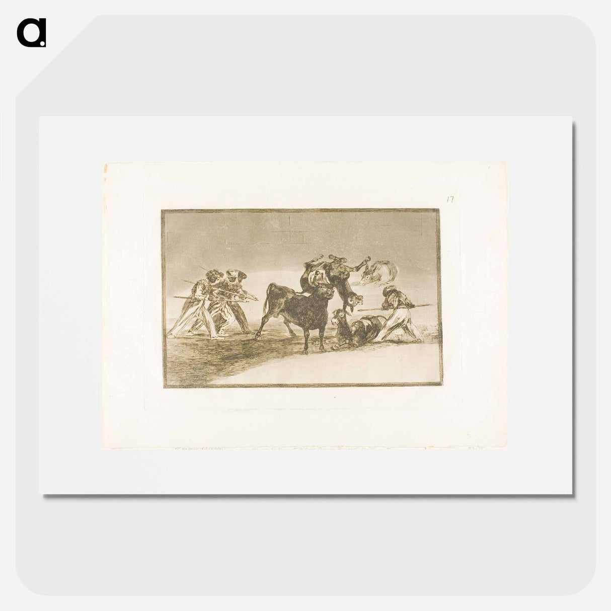 The Art of Bullfighting - フランシスコ デ ゴヤ Poster.