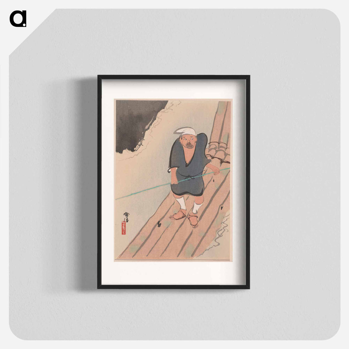 Boatman - 神坂 雪佳 Poster.