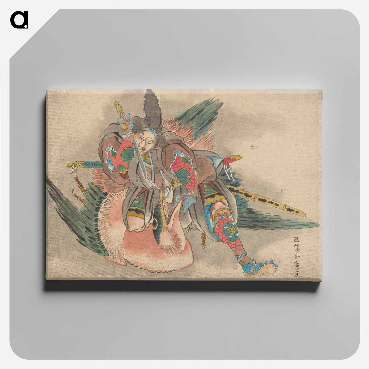 アートパネル-Okijiro Hironari - 葛飾 北斎 Canvas.