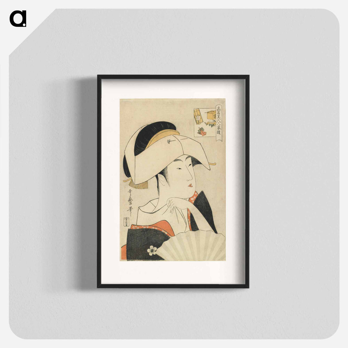 アートポスター-Portrait of Tomimoto Toyohina - 喜多川 歌麿 Poster.