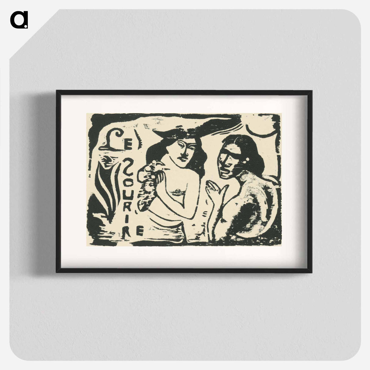 Two - ポール ゴーギャン Poster.