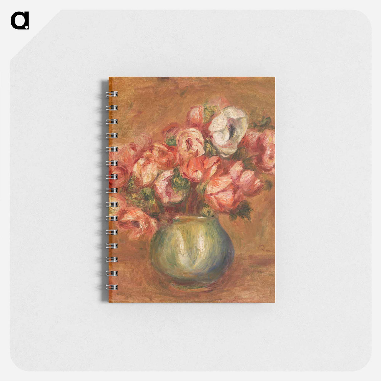 Anemones - ピエール オーギュスト ルノワール Memo.