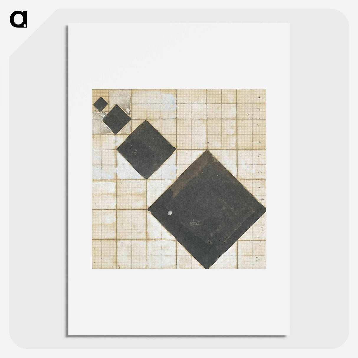 アートポスター-Arithmetic composition - テオ ファン ドゥースブルフ Poster.