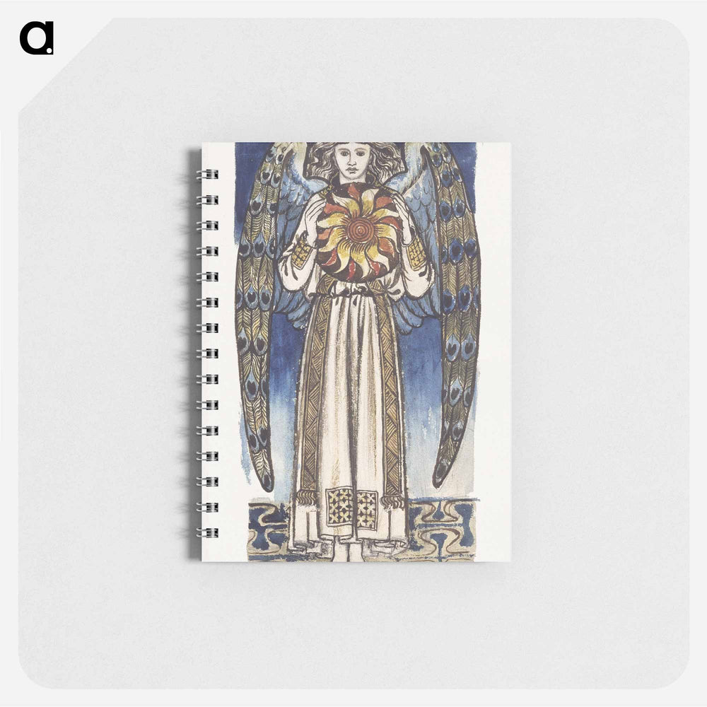 Day- Angel Holding a Sun - ウィリアム モリス Memo.