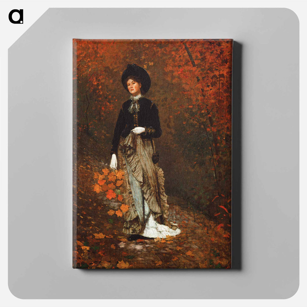 アートパネル-Autumn - ウィンスロー ホーマー Canvas.