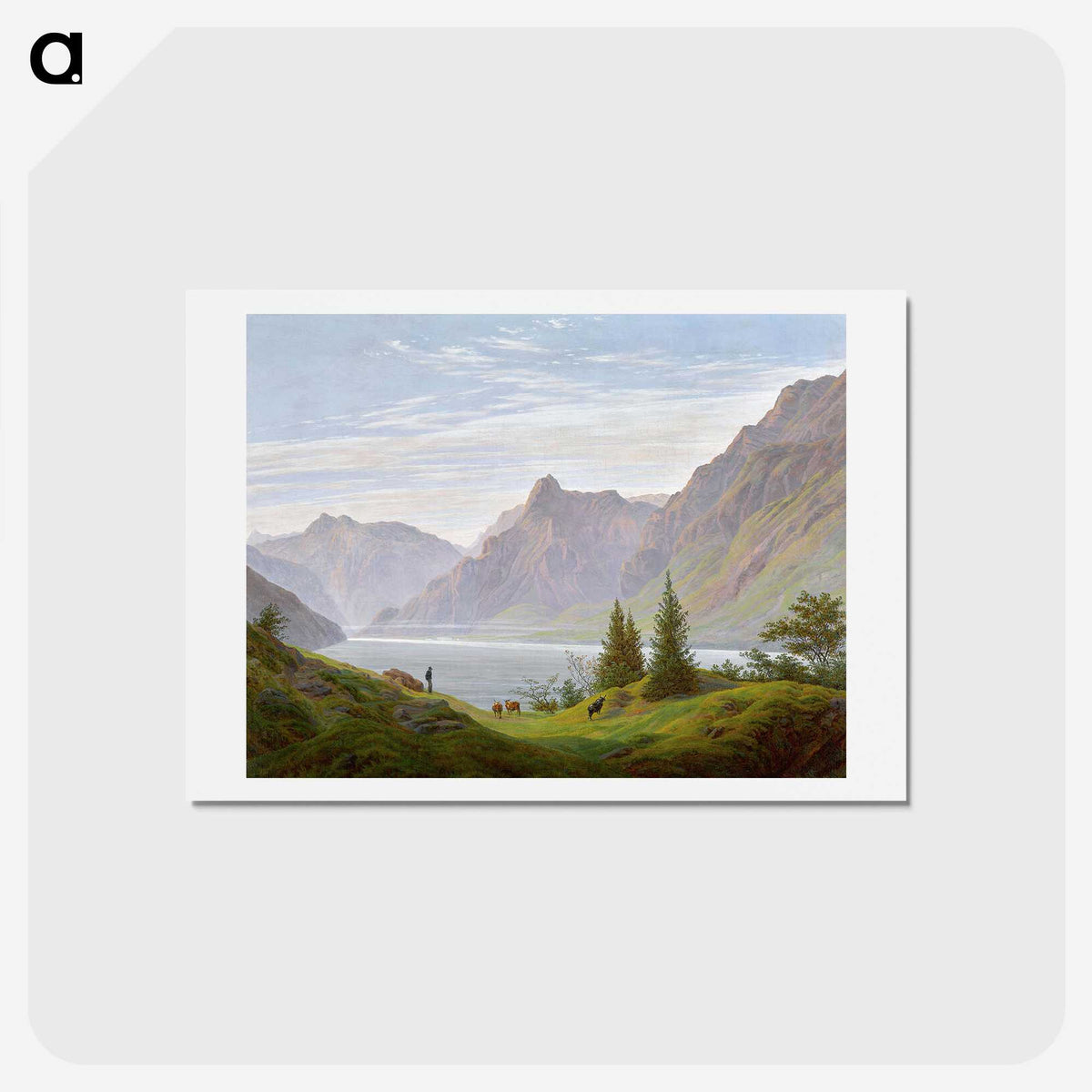 2-44_Caspar-David-Friedrich_hagaki