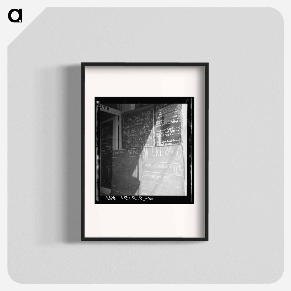 Employment office on Howard Street. San Francisco, California. - Dorothea Lange Poster.