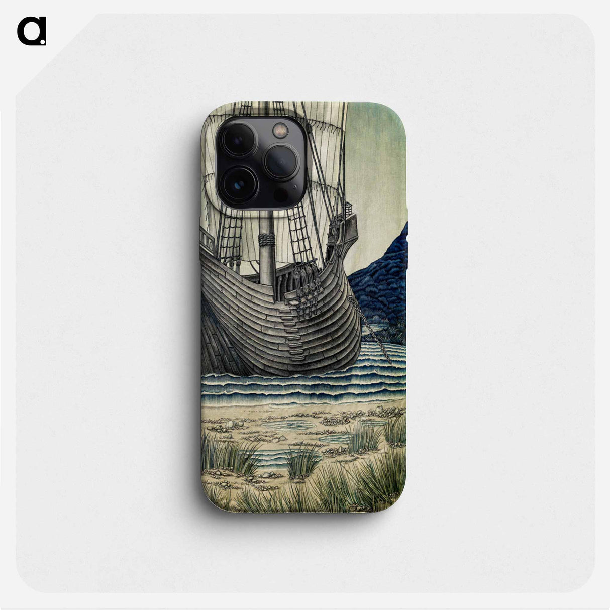 Quest for the Holy Grail Tapestries-Panel 5: The Ship - エドワード バーン ジョーンズ Phone Case.