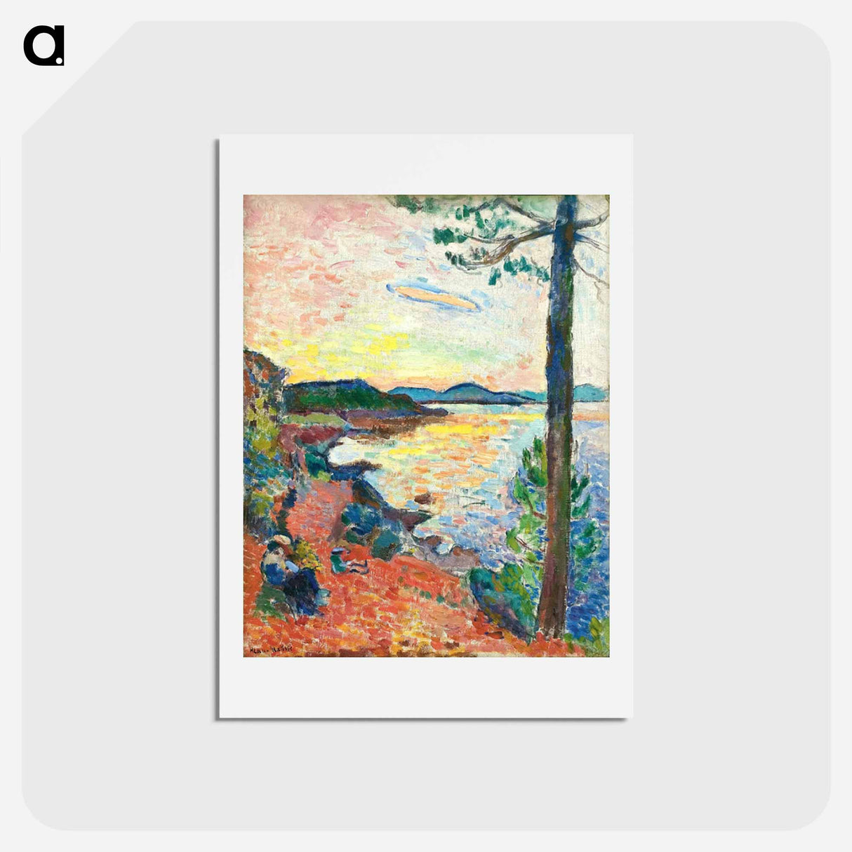 アートポストカード-The Gulf of Saint Tropez - アンリ マティス Postcard.