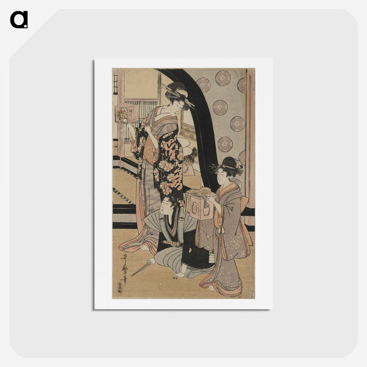 2-44_Kitagawa-Utamaro_hagaki