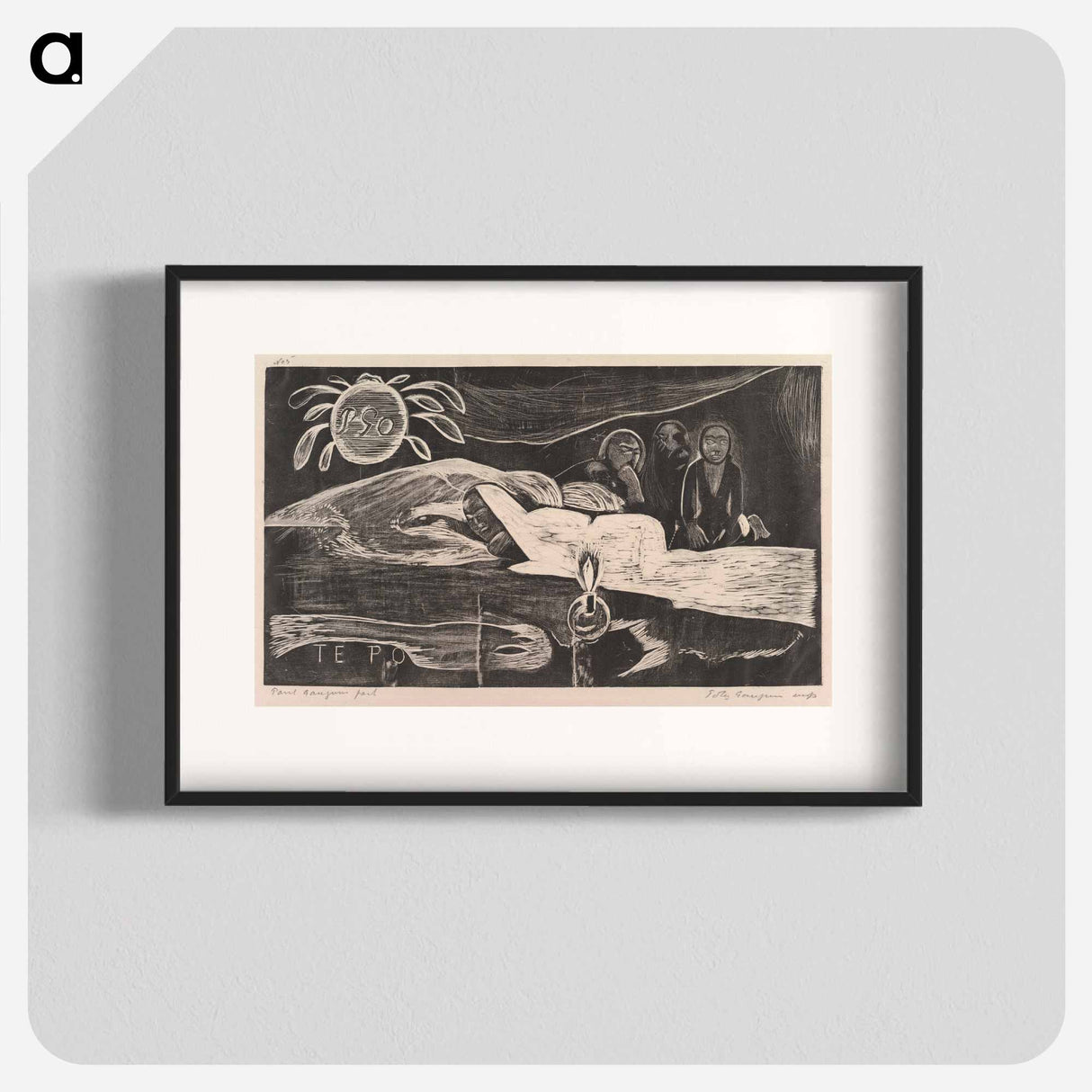 Te Po - Paul Gauguin Poster.