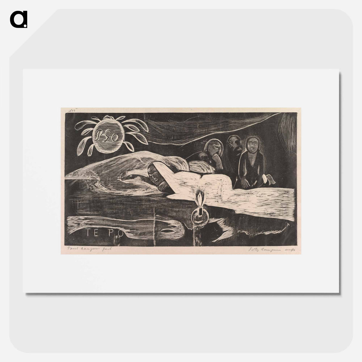 Te Po - Paul Gauguin Poster.