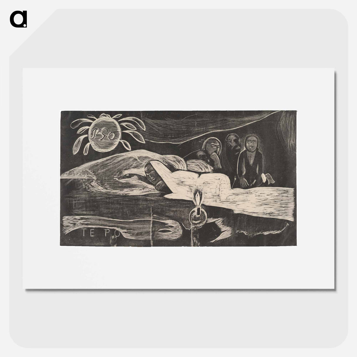 Te Po - ポール ゴーギャン Poster.