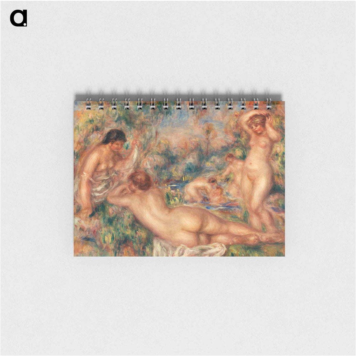 Bathers (Baigneuses) - ピエール オーギュスト ルノワール Memo.