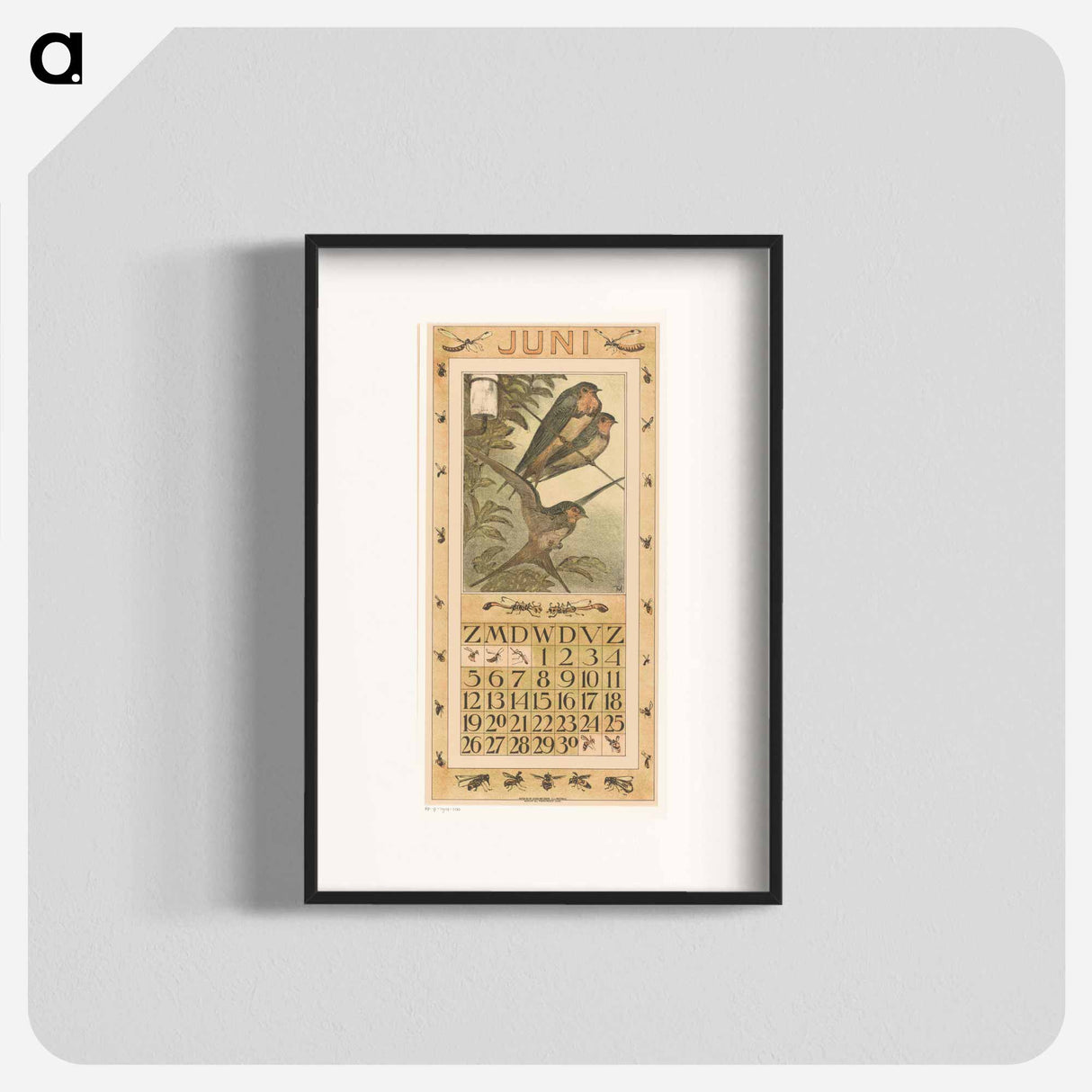 The calendar is ready for the season - Theo van Hoytema Poster.