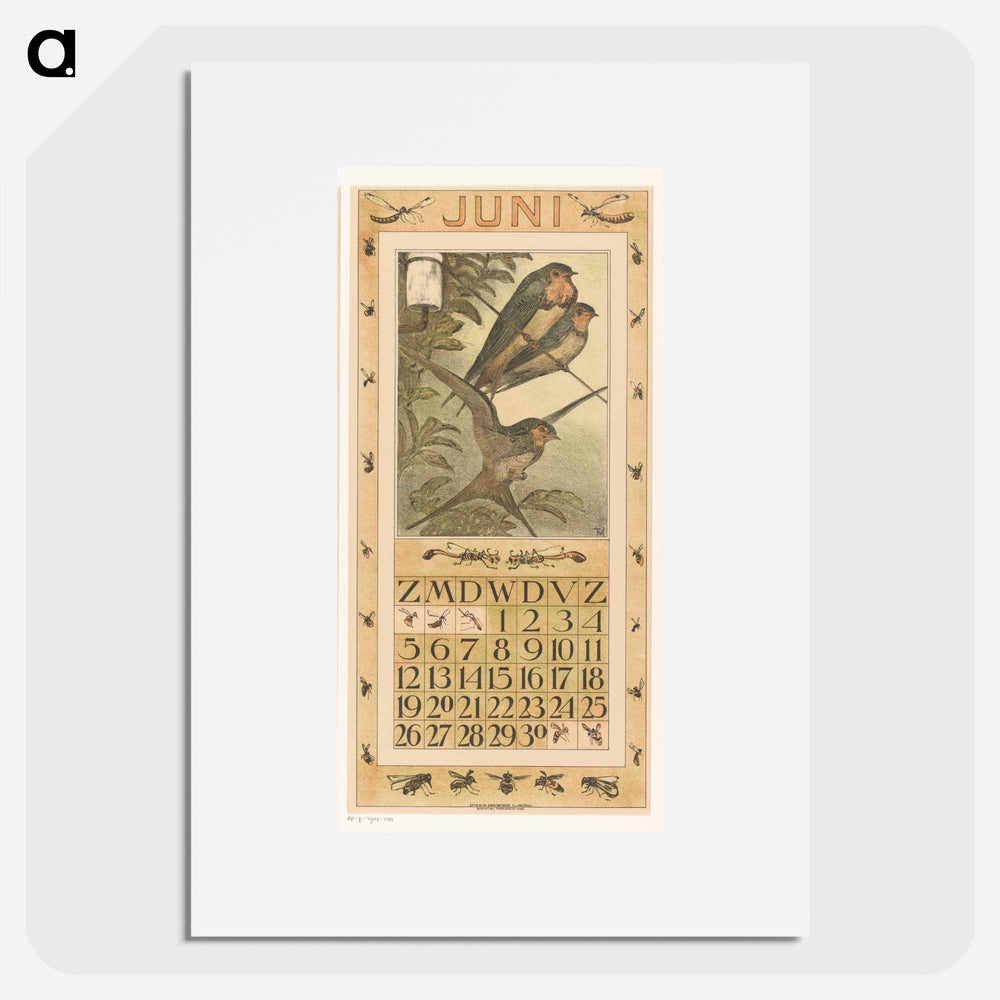 The calendar is ready for the season - Theo van Hoytema Poster.