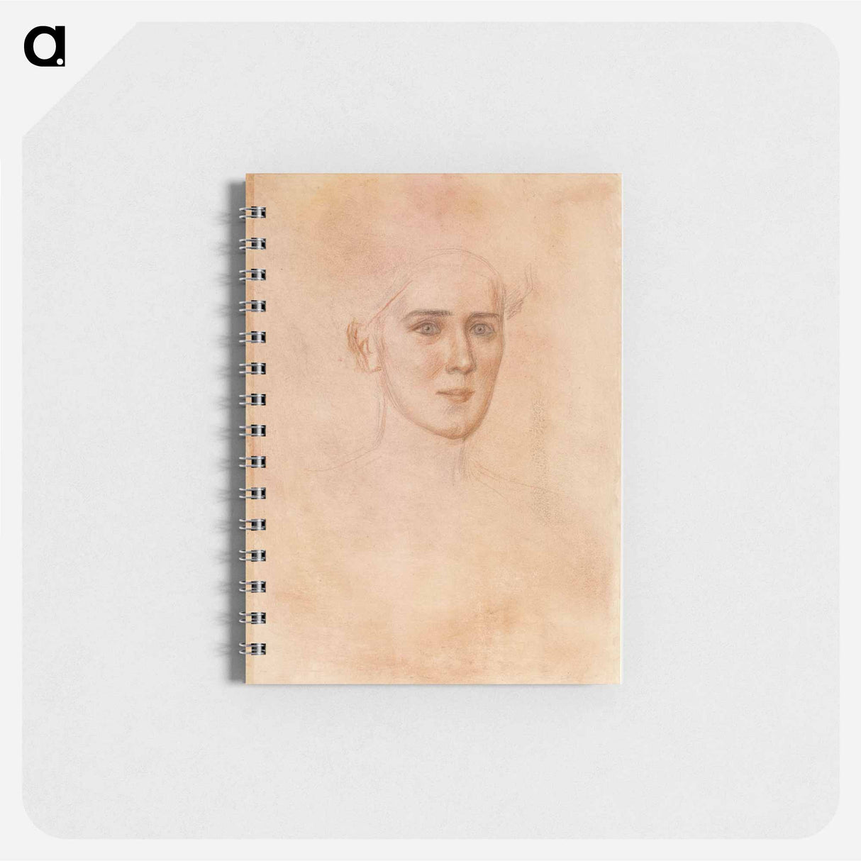 Portrait of a woman, face - アルバート エーデルフェルト Memo.