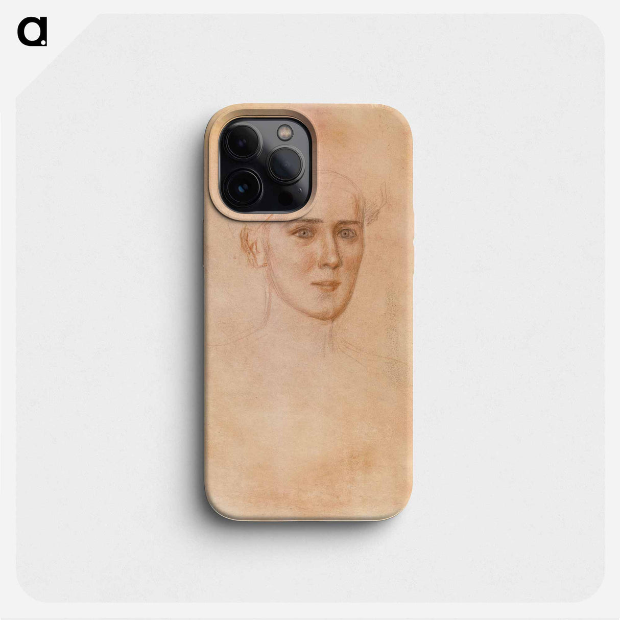 Portrait of a woman, face - アルバート エーデルフェルト Phone Case.