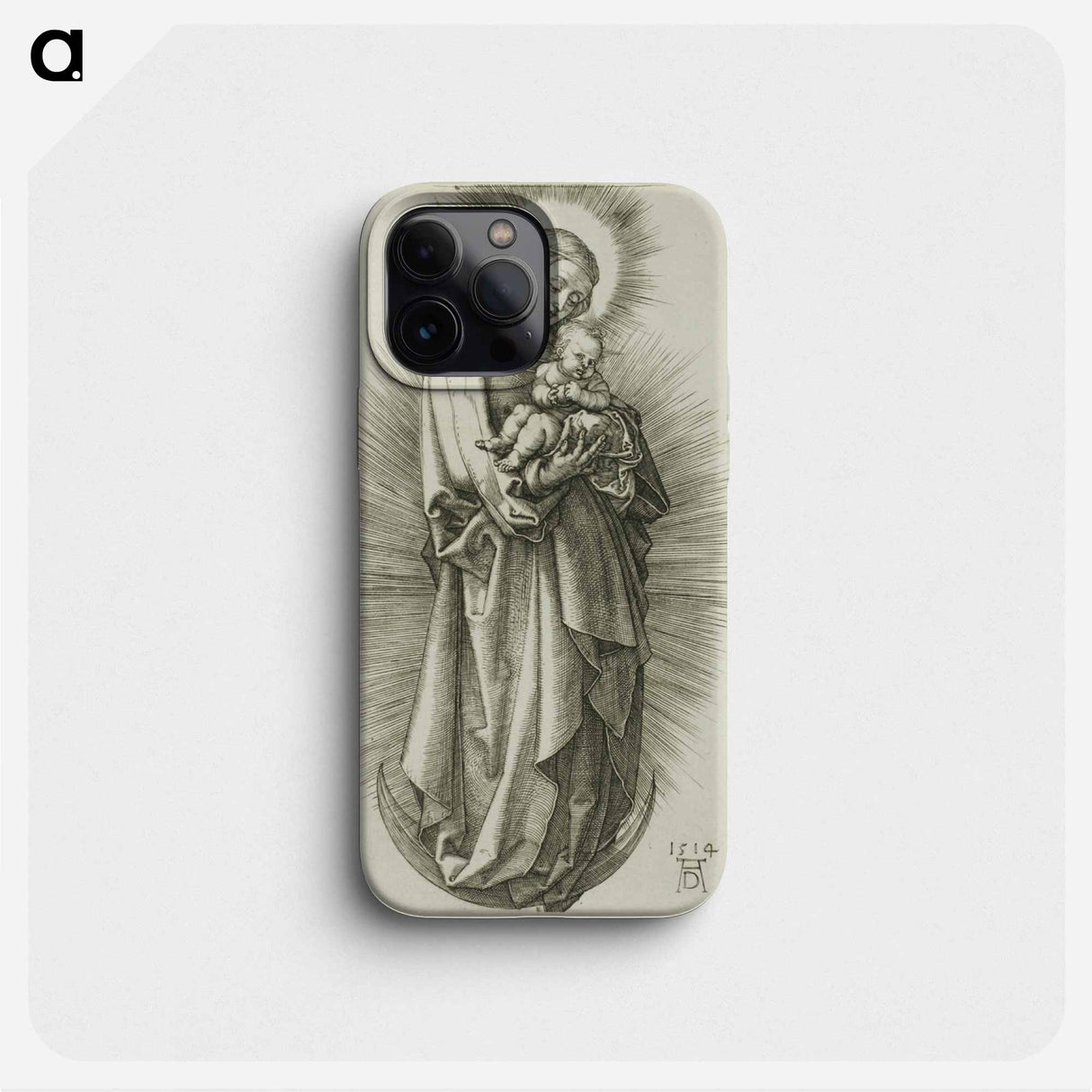 The Virgin on the Crescent with a Diadem - アルブレヒト デューラー Phone Case.