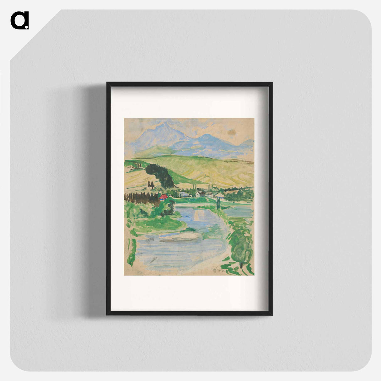 Landscape - アーノルド ピーター ワイズ クビンチャン Poster.