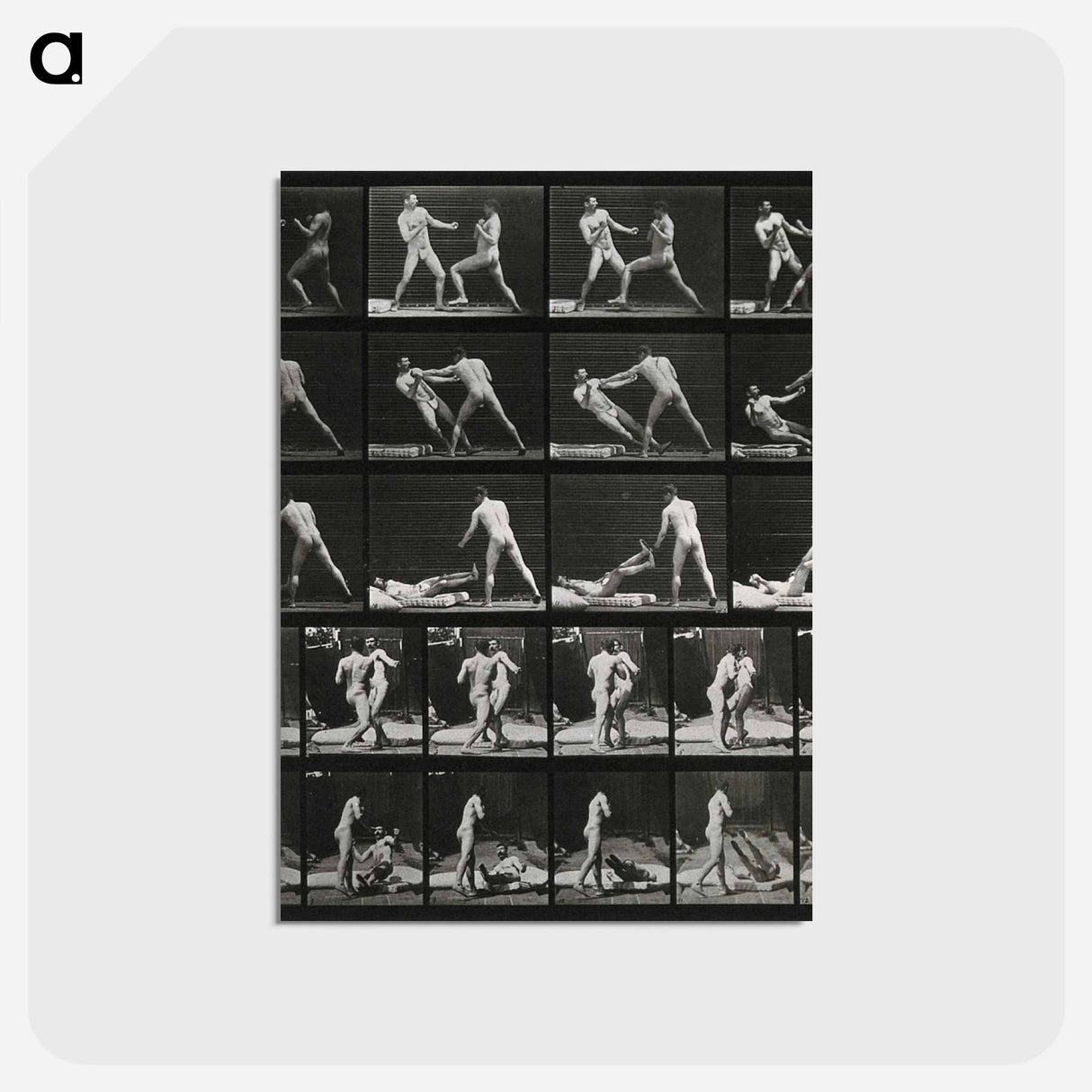 アートポストカード-Boxing Match
- エドワード マイブリッジ Postcard.