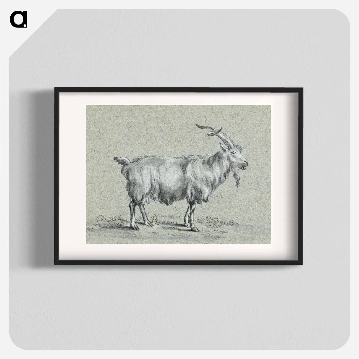 Standing goat - ジャン ベルナール Poster.