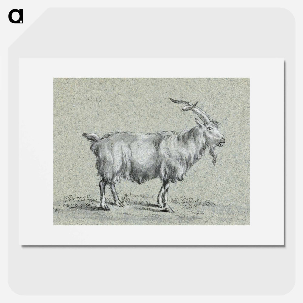 Standing goat - ジャン ベルナール Poster.