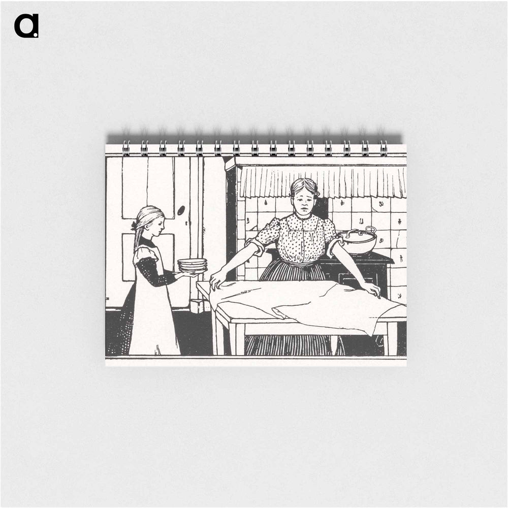 Mom and daughter doing housework - ユリー デ フラーハ Memo.