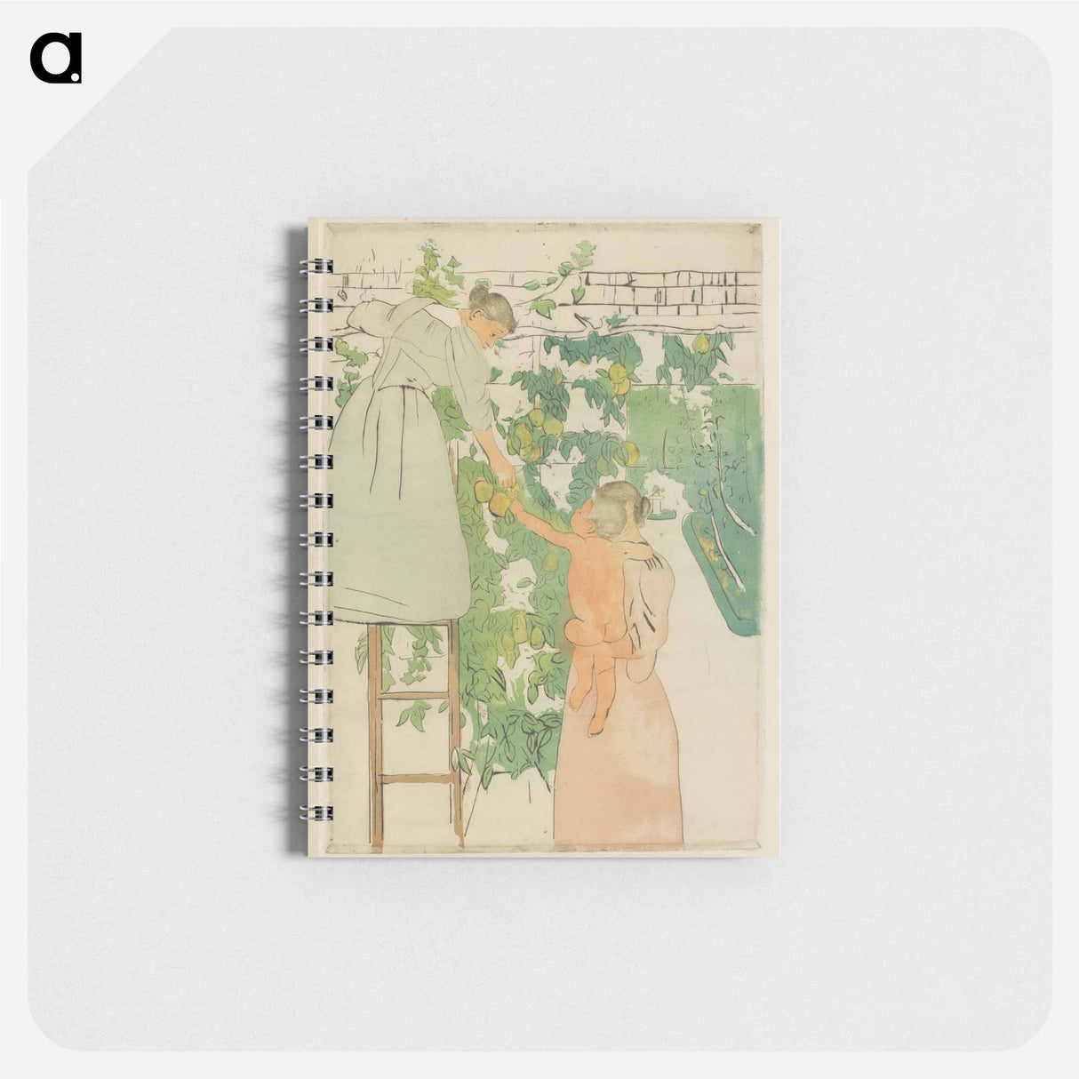 Gathering Fruit - メアリー カサット Memo.