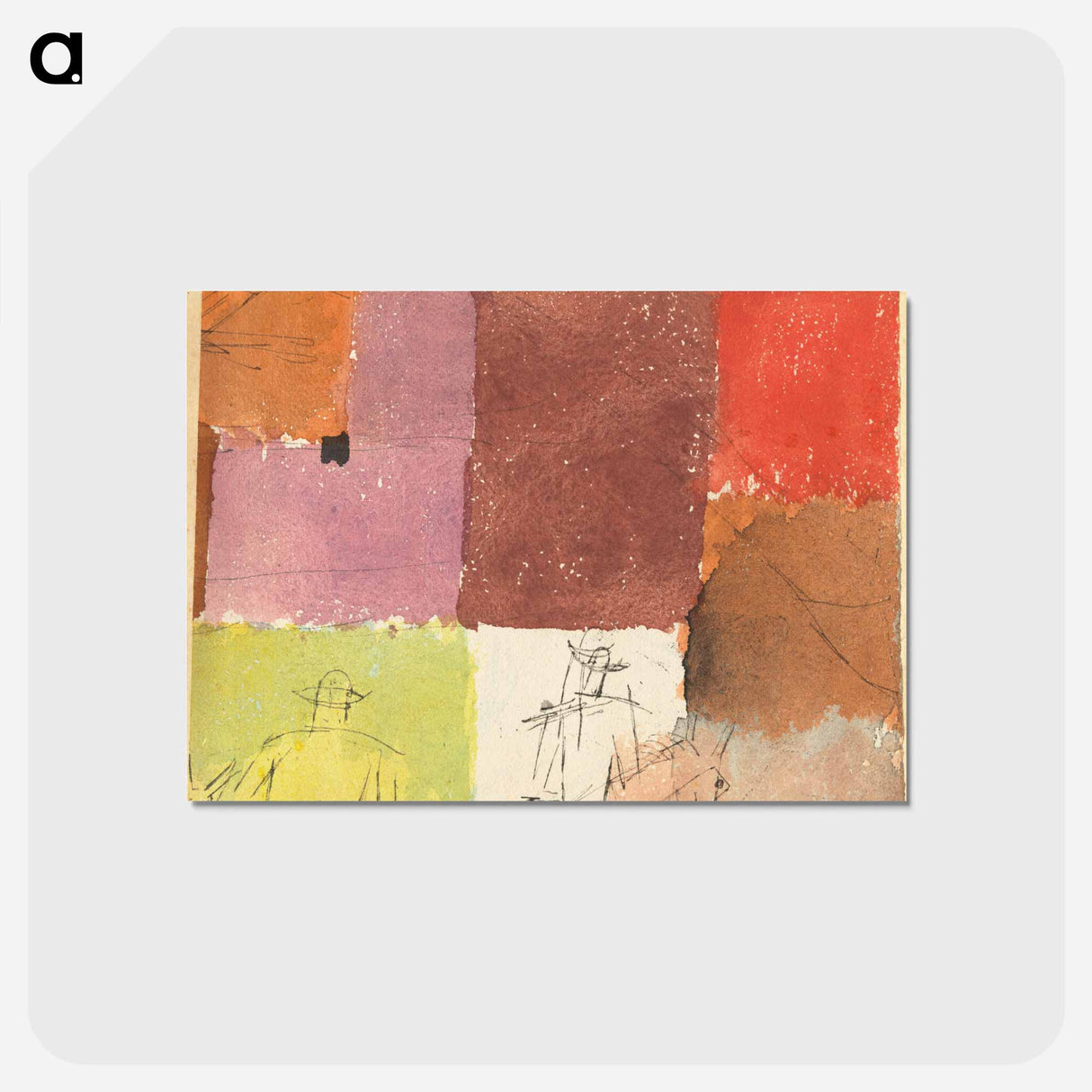 Composition with Figures
- パウル クレー Postcard.