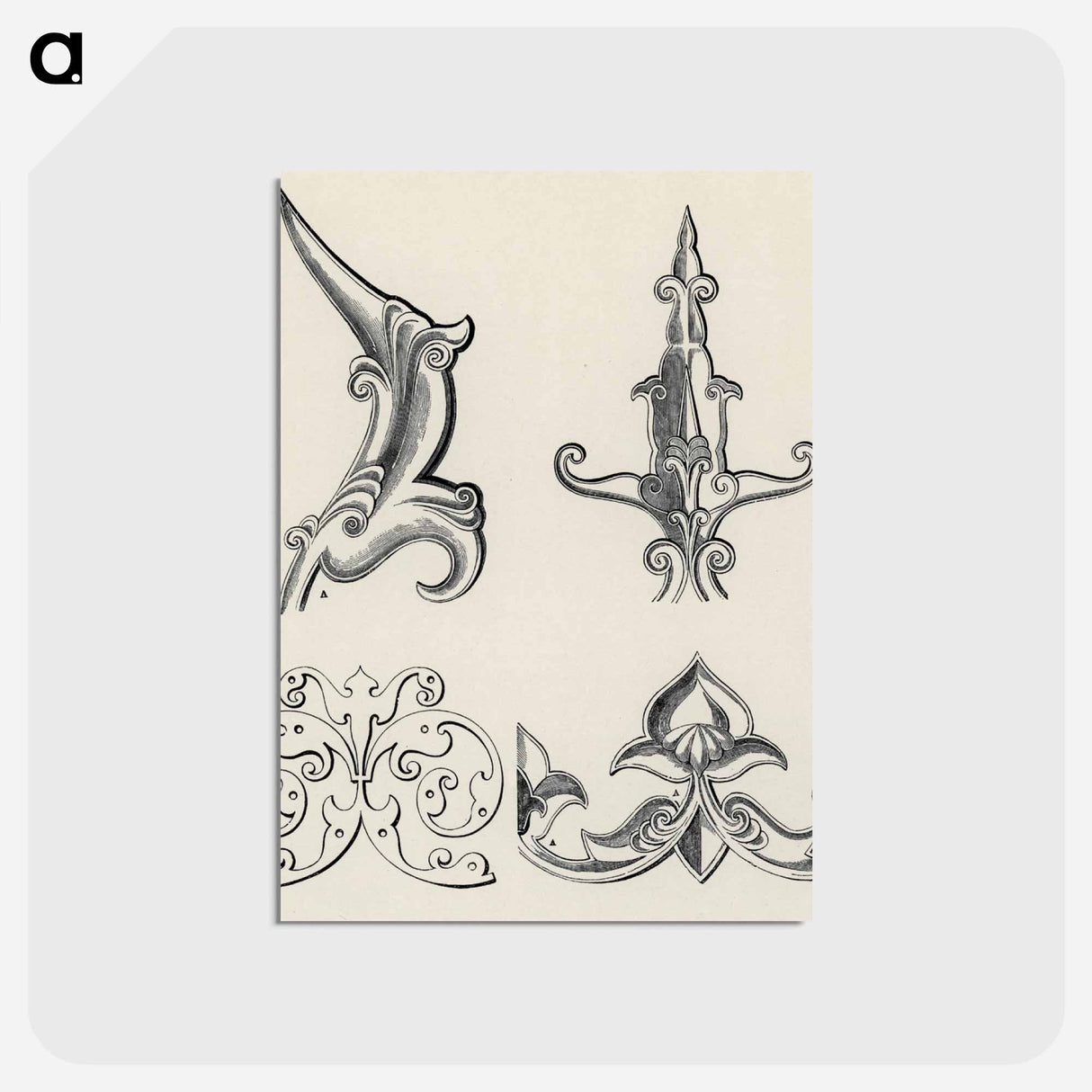 アートポストカード-Ornament
- 装飾の文法 Postcard.