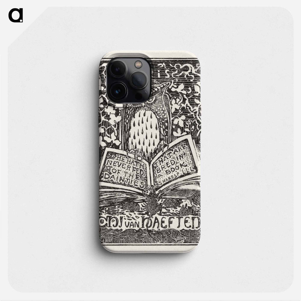 Ex libris van Jhr. CHJ van Haeften - Theo van Hoytema Phone Case.