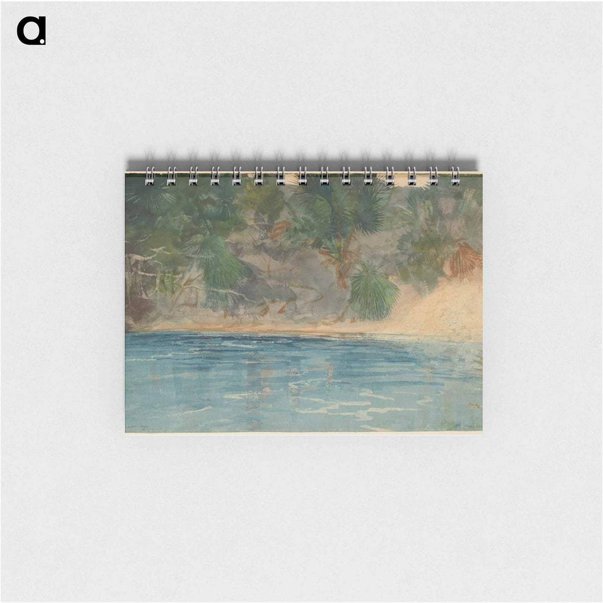 アートメモ帳-Blue Spring, Florida - ウィンスロー ホーマー Memo.