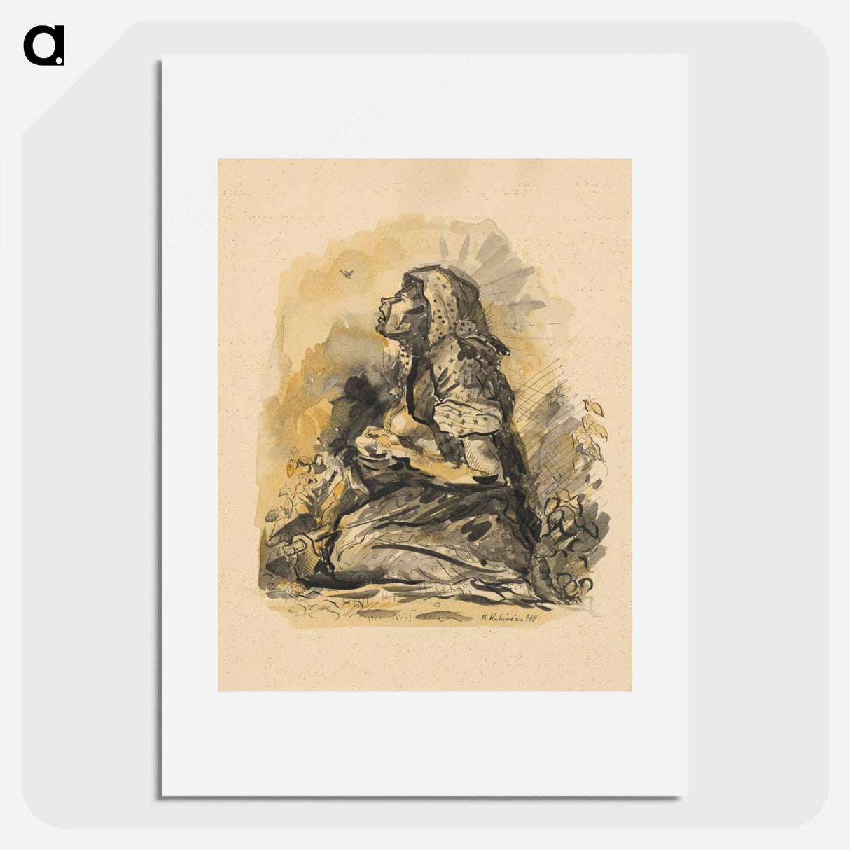 Gypsy and lark - アーノルド ピーター ワイズ クビンチャン Poster.