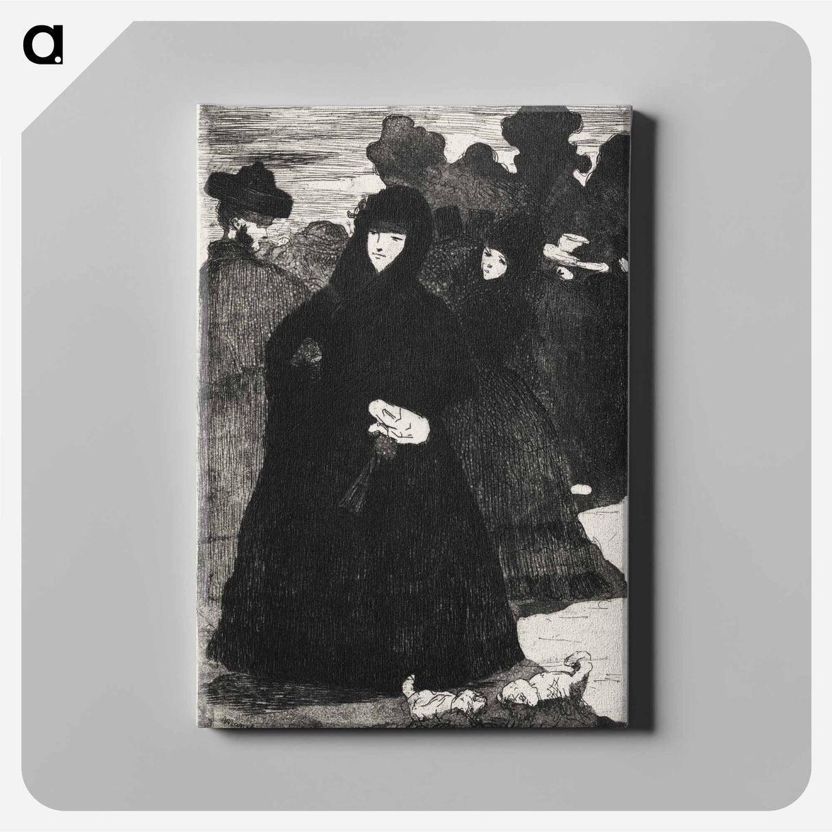 アートパネル-At the Prado II - エドゥアール マネ Canvas.