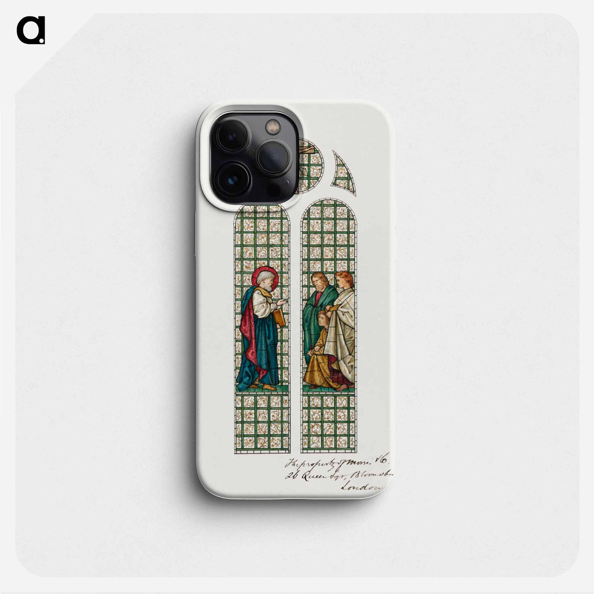Design for Stained Glass Window, St. Paul's Church, Boston, MA - エドワード バーン ジョーンズ Phone Case.