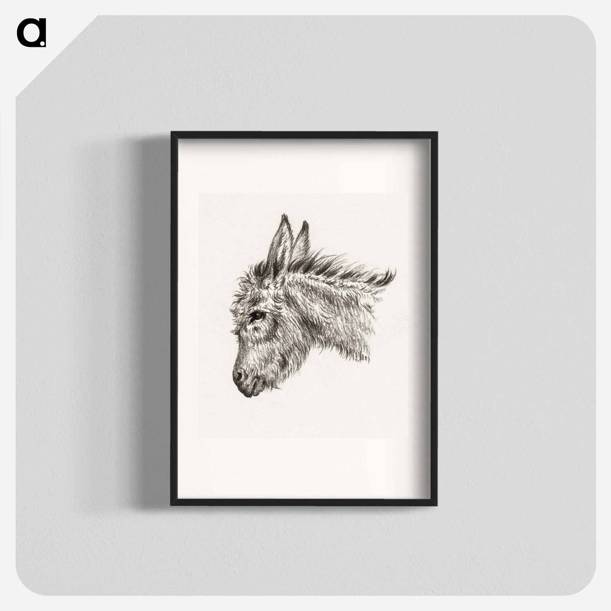 Head of a donkey - ジャン ベルナール Poster.