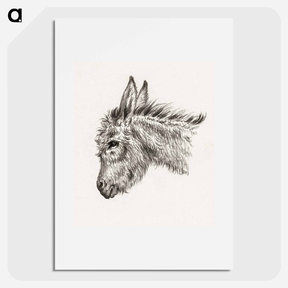 Head of a donkey - ジャン ベルナール Poster.